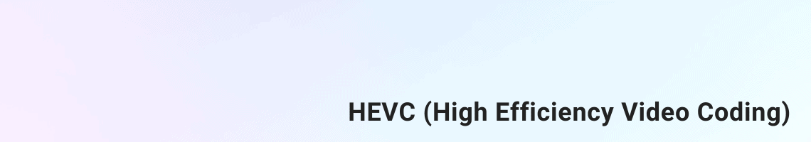 HEVC (High Efficiency Video Coding)